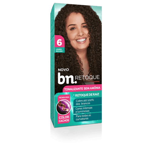 Tonalizante Louro Escuro 6.0 Sem Amônia 90g | bn.Cachos Tonalizante Louro Escuro 6.0 Sem Amônia 90g | bn.Cachos